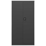 vidaXL Armoire à casiers Anthracite 90x40x180 cm Acier