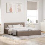 vidaXL Cadre de lit à rangement hydraulique sans matelas 180x200 cm