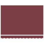 vidaXL Auvent Rétractable Bordeaux 250 x 200 cm tissu
