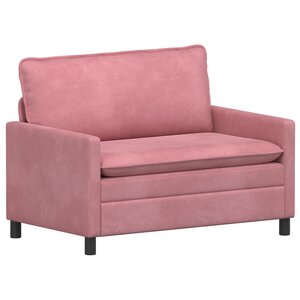 vidaXL Canapé Rose 126 x 81 x 87 5 cm Velours
