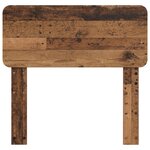 vidaXL Tête de lit Bois Ancien 75 cm Bois d'ingénierie