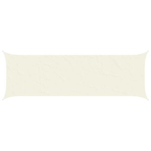 vidaXL Voile d'ombre Crème 6 x 2 m 100   polyester Oxford