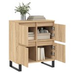 vidaXL Buffet Chêne sonoma 60x35x70 cm Bois d'ingénierie