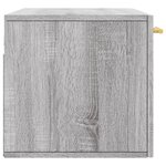 vidaXL Armoire murale sonoma gris 80x36 5x35 cm bois d'ingénierie