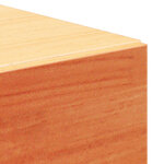 vidaXL Table de chevet avec tiroir Marron cire 42 x 32 5 x 40 cm