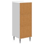 vidaXL Buffet Blanc 34 5 x 33 x 92 cm Bois d'ingénierie