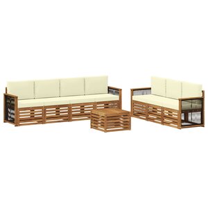 vidaXL Ensembles de canapés 8 pc Bois d'Acacia Massif