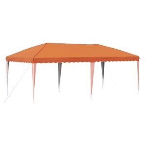 vidaXL Tente de fête pop-up 575 x 290 x 245 cm Orange
