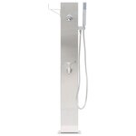 vidaXL Robinet de douche de jardin 110 cm Acier inoxydable