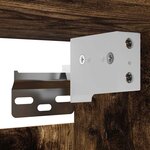 vidaXL Meubles TV muraux 2 Pièces Chêne fumé 30 5x30x30 cm