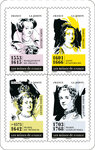 Carnet de 12 timbres - Reines de France - Lettre verte