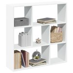 vidaXL Étagère séparatrice de pièce blanc 102x29x103 5 cm