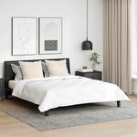 vidaXL Couette Autre avec oreiller 3 Pièces Blanc 200 x 200 cm Microfibre