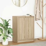 vidaXL Buffet chêne sonoma 57x34x76 cm bois d'ingénierie