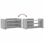 vidaXL Table basse sonoma gris 100x50x50 cm bois d'ingénierie