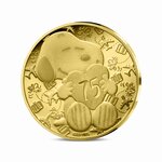 Snoopy Monnaie de 5€ Or 1/2g