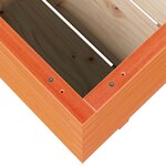 vidaXL Jardinière cire marron 90x60x49 5 cm bois de pin massif