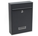 Boite aux lettres murale Courrier Anthracite 26 x 8 5 x 35 cm