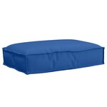 vidaXL Coussin pour assise de palette Bleu royal 60 x 40 x 8 cm
