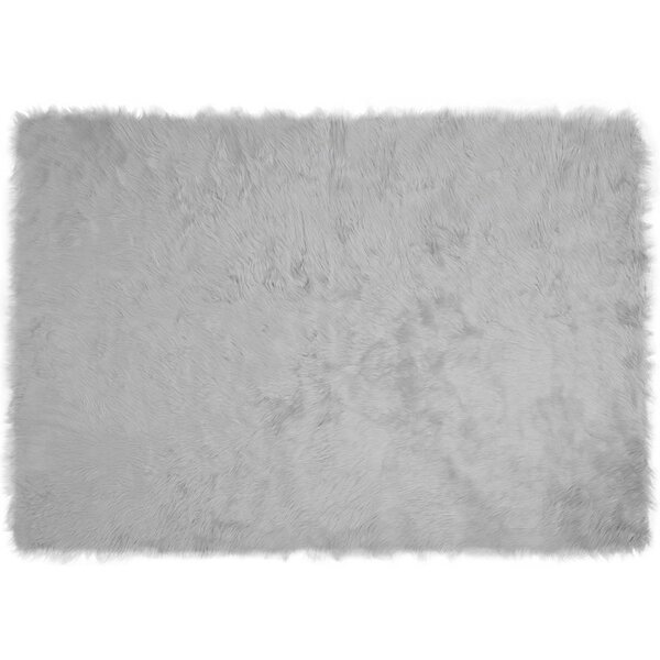 vidaXL Tapis en fausse Tafalla Gris 120 x 170 cm Polyester