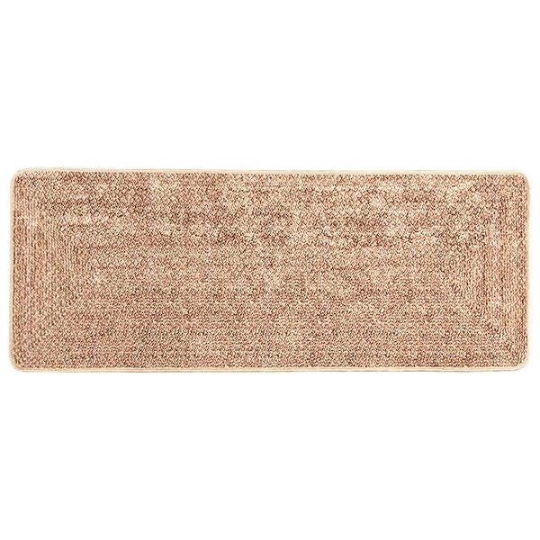 vidaXL Coureur de Tapis MARSA Jaune 80 x 200 cm Polyester et PVC