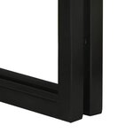 vidaXL Table Gigogne 3 Pièces Bois d'acacia massif et métal