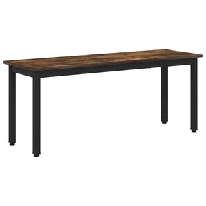 vidaXL banc Chêne Fumé 110 x 35 x 45 cm Bois d'ingénierie