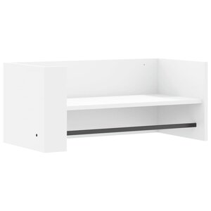 vidaXL Étagère murale blanc 70 5x35x30 5 cm bois d'ingénierie