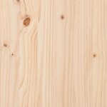 vidaXL Dessus de bureau 80x40x2 5 cm bois massif de pin