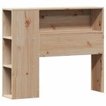 vidaXL Lit bibliothèque sans matelas 75x190 cm bois de pin massif