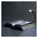 Mini Lampe Liseuse à Pince 2 Led Coloris Aléatoire Gris Bleu Rouge CARPENTRAS SIGN