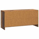 vidaXL Meuble TV Bois ancien 99 x 34 5 x 47 cm Bois d'ingénierie