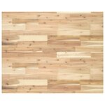 vidaXL Dessus de bureau non traité 100x80x4 cm bois d'acacia massif