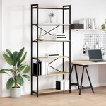 vidaXL Bibliothèque Chêne sonoma 80 x 30 x 188 cm Bois d'ingénierie