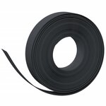 vidaXL Bordure de jardin noir 10 m 10 cm polyéthylène