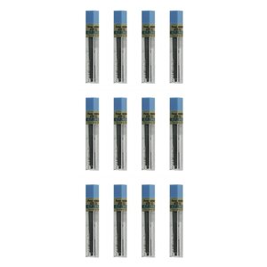 Etui de 12 mines hi-polymer super 0 7 mm hb noir x 12 pentel