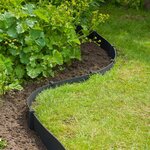 Nature Arête de bordure de jardin 0 15x10 m noir