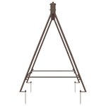vidaXL Cadre de balançoire Marron ancien 113 x 121 5 x 168 cm Acier