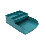 Compartiment Pour Corbeille À Courrier Combo Top Skandi - Bleu Pacifique - X 4 - Exacompta