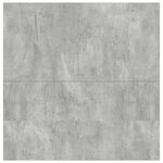 vidaXL Table basse avec tiroirs gris béton 70 5x70x40 cm