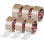 Ruban Adhésif d'Emballage 4124 PVC Supérieur 50mm x 66m Transparent x 6 TESA