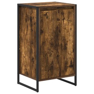 vidaXL Buffet Chêne Fumé 43 x 36 x 75 5 cm Bois d'ingénierie