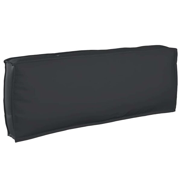 vidaXL Set de coussins de palette 2 Pièces Noir 120 x 80 x 12 cm