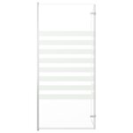 vidaXL Enclos de bain 120x140 cm Verre trempé Rayures