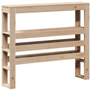 vidaXL Tête de lit avec étagères 75 cm bois massif de pin
