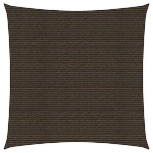 vidaXL Voile d'ombrage 160 g/m² Marron 6x6 m PEHD