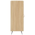 vidaXL Buffet Chêne sonoma 34 5x34x90 cm Bois d'ingénierie