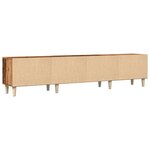 vidaXL Meuble TV vieux bois 180x31 5x40 cm bois d'ingénierie