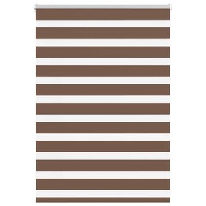 vidaXL Store zèbre marron 100x100 cm largeur du tissu 95 9cm polyester