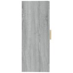 vidaXL Armoire murale suspendue Sonoma gris 69 5x34x90 cm